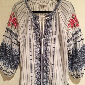 Johnny Was cotton blouse. I bought this for $215.